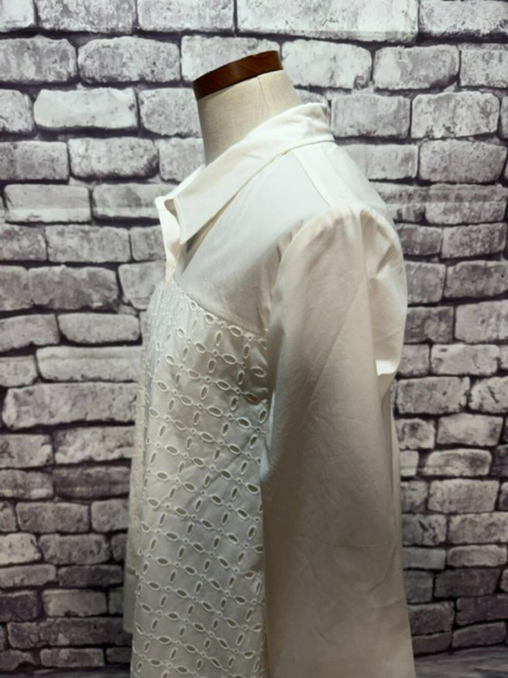 Wynne Collection White A-Line Tunic Size L - Picture 5 of 9